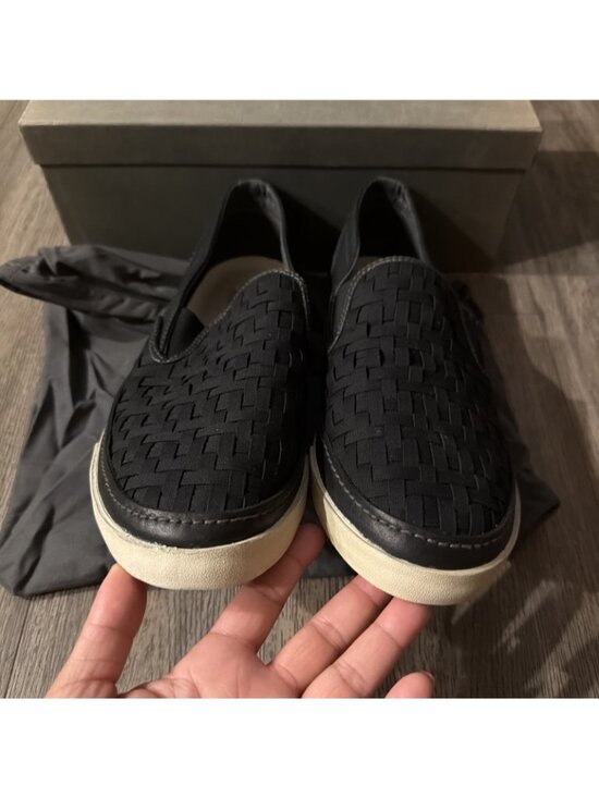 Converse X John Varvatos Men’s Sprint Slip Black White Woven Sneakers Size 13 main image 6